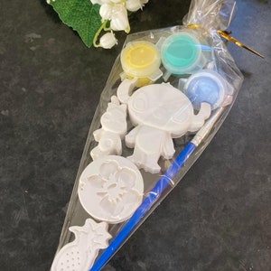 Kit de pintura de yeso para hacer tú mismo: Manualidades para fiestas infantiles