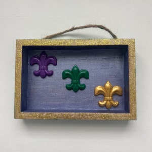 Mardi Gras Fleu de lis Wall Art