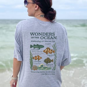 Ichthyology T-Shirt-Vintage Fish & Marine Biology Shirt-Ocean Life Tee for Science Lovers-Marine Biology T-Shirt-Ichthyology Vintage Tee