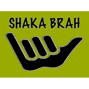 Shaka Brah, Hang loose (2x3 velcro backed morale patch)