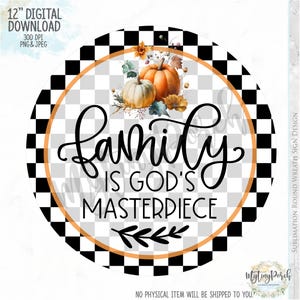Fall PNG sign, Pumpkin wreath sign design, Fall sign, Pumpkin sign, Thanksgiving PNG sign, Watercolor blue pumpkin, sublimation PNG