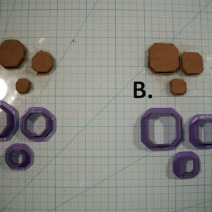 Octagon Cookie Cutters -  Clay Cutters for Jewelry, Cookie Cutters, Fondant Cutters - Stop Sign