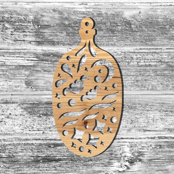 3D Ornament Merry Christmas 5 Pieces Laser Cut Out Unfinished ORN188 3D Ornament Merry Christmas 5 Pieces Laser Cut Out Unfinished ORN188