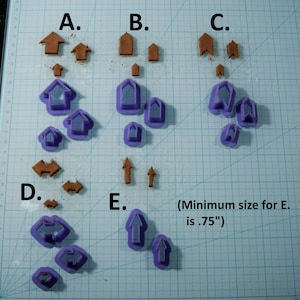 Directional Arrow Cookie Cutters -  Clay Cutters for Jewelry, Cookie Cutters, Fondant Cutters