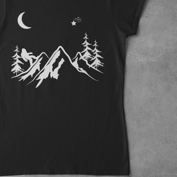 Bigfoot Graphic Shirt, Sasquash T-Shirt, Bigfoot Tshirt, Hiking Tee Shirt, Funny camping shirt, adventure shirt, forest shirt folklore shirt
