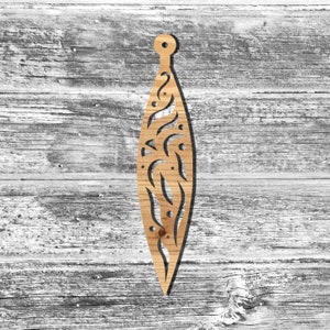 Unfinished Christmas Tree Ornament or Painted Wood Cutout Wooden Ornaments Ornament Shape Sign Decor Happy Holidays Merry Christmas 23r
