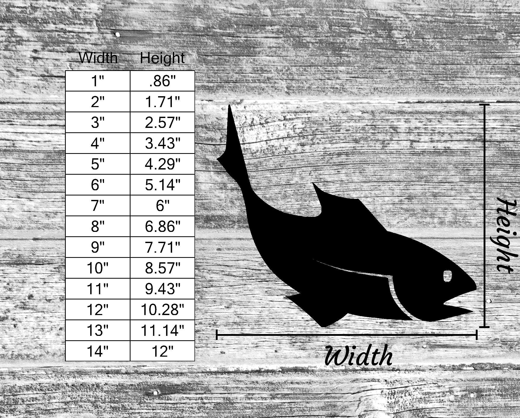 Unfinished Fish or Painted Wood Cutouts Set, Wooden Fish, Fish Ornament ...