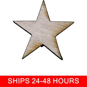 Unfinished North Star or Painted Shooting Star Wood Cutout Wooden Shape Sign Decor Happy Holidays Merry Christmas Twinkle V5