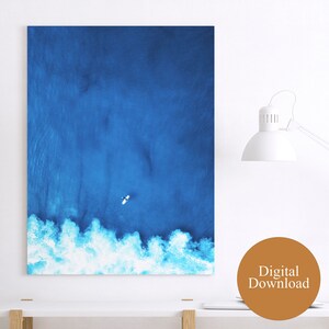 SURF 3 Surf Print, Ocean Print, Ocean Wall Art, Surf Printable Wall Art, Blue, Waves Print, Downloadable Wall Art, Waves, Oceans.
