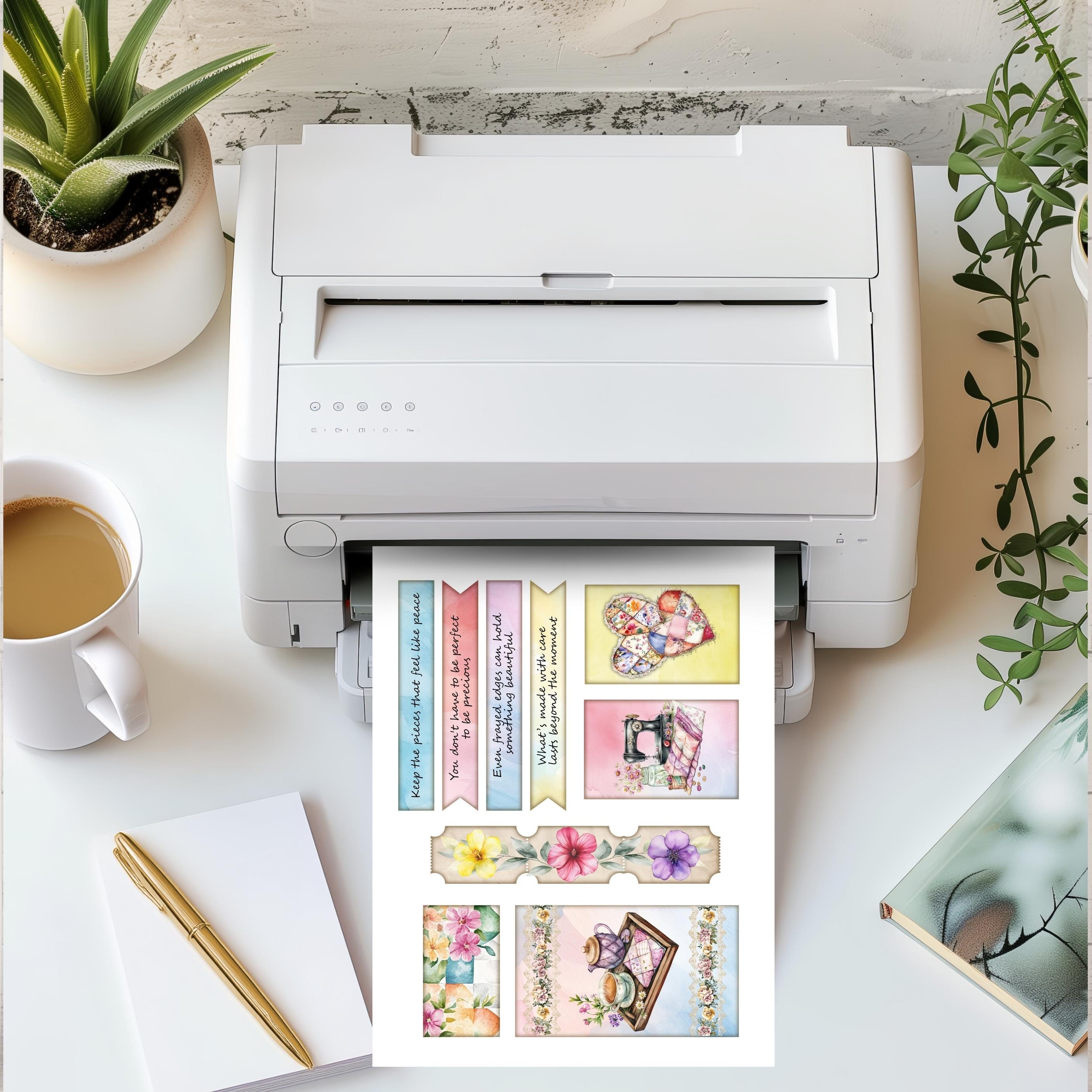 Loaded Tag Mini Kit – Patchwork Love Printable Shabby Chic Junk Journal ...