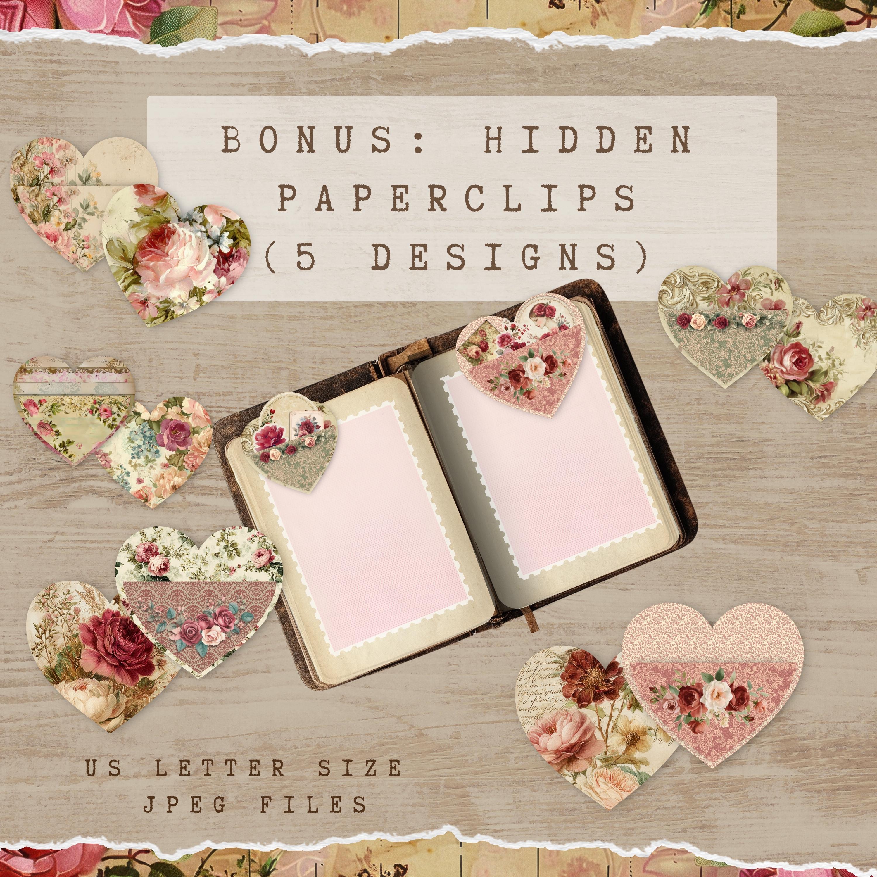 Rose Junk Journal Kit Vintage Floral Mega Bundle RP001 - Etsy