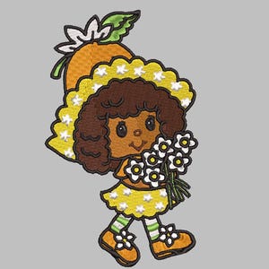 Orange Girl Gen X Cartoon digitaal borduurbestand