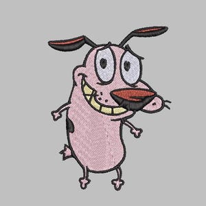 Courage the Cowardly Dog Digital Embroidery File