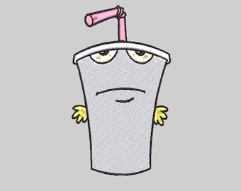Aqua Teen Shake Digital Embroidery File