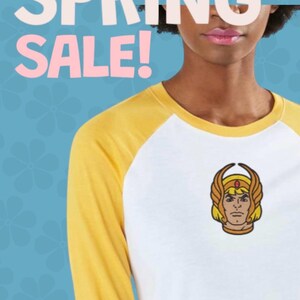 Gen X She-Man Embroidered Iron On Applique’ Patch