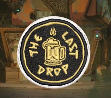 The Last Drop Bar Arcane Inspired Iron On Applique’ Patch