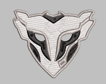 Archivo de bordado digital arcano de máscara de luz de fuego Ekko