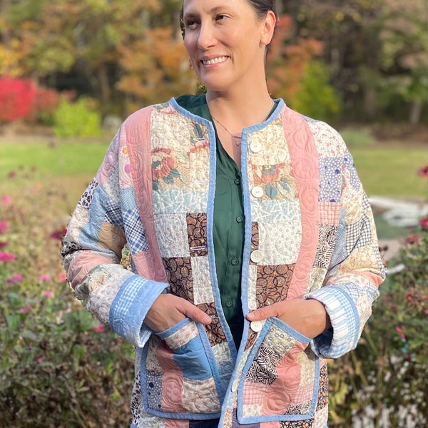 Patchwork Quilt Jacket Etsy