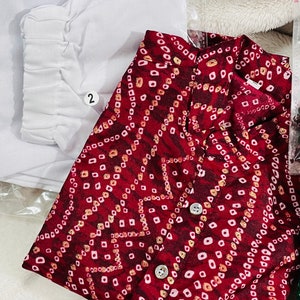 Printed Kurta Pajama Etsy Canada