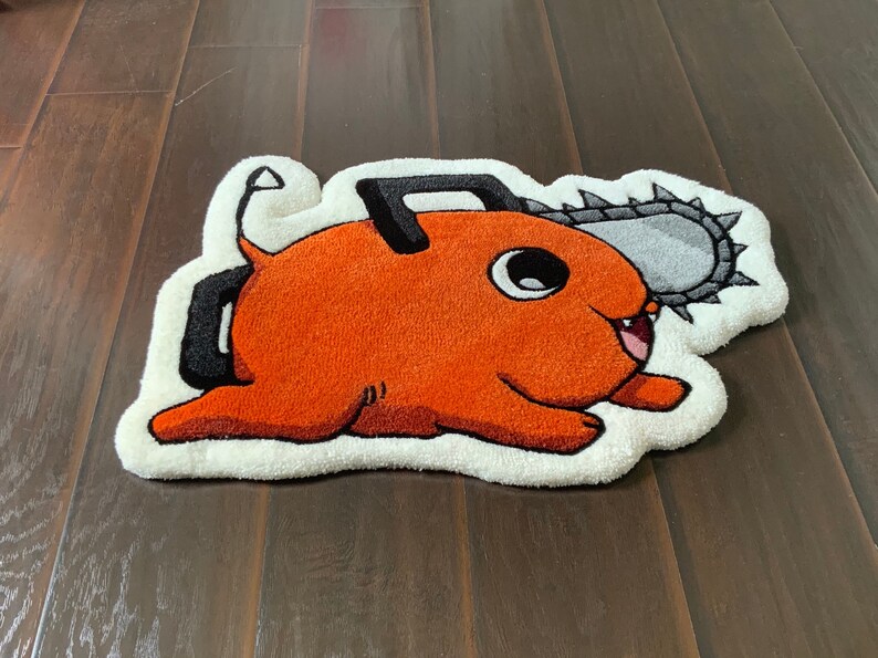 Pochita Pochita Rug Tufted Rugs Anime Rug Chainsaw Man Gift Room Decor ...