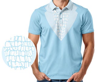 Funny Harry Dumb & Dumber Golf Polo Shirt – Parody Halloween Costume