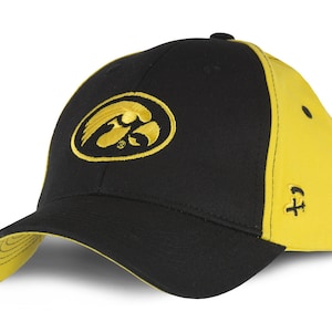 NEW University of Iowa Hawkeyes Hat Baseball Adjustable Hat for Men&#39;s & Women&#39;s Baseball Football Campus Wear Cap Beanie Model: IOWA-004HT
