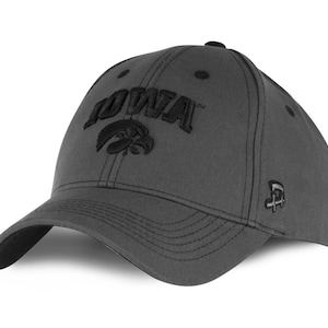 NEW University of Iowa Hawkeyes Hat Baseball Adjustable Hat for Men&#39;s & Women&#39;s Baseball Football Campus Wear Cap Beanie Model: IOWA-006HT