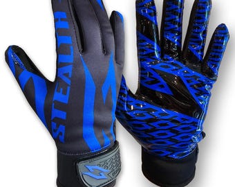 STEALTH Football Receiver Gloves – Enhanced Grip, All Weather