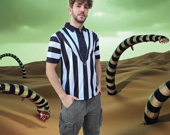 Parody Beetlejuice Inspired Golf Polo – Funny Movie Parody, UPF 40 Sun Protection