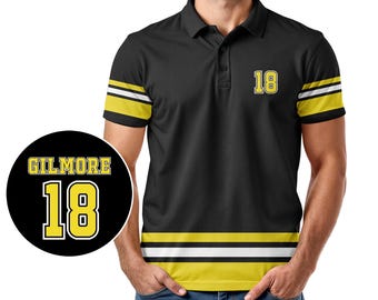Gilmore Golf Polo Shirt – Funny Movie Parody, UPF 40 Sun Protection Happy 18 Collection