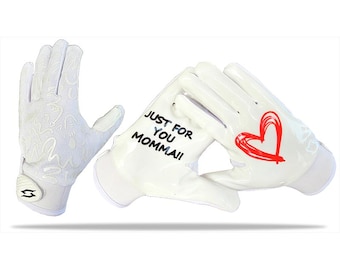 Momma Football Receiver Gloves – Elite Grip, All-Weather