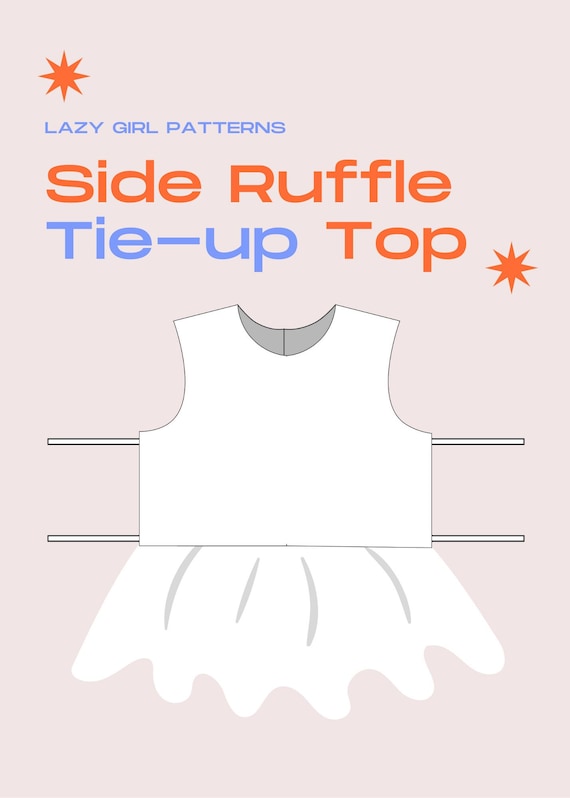 side ruffle top