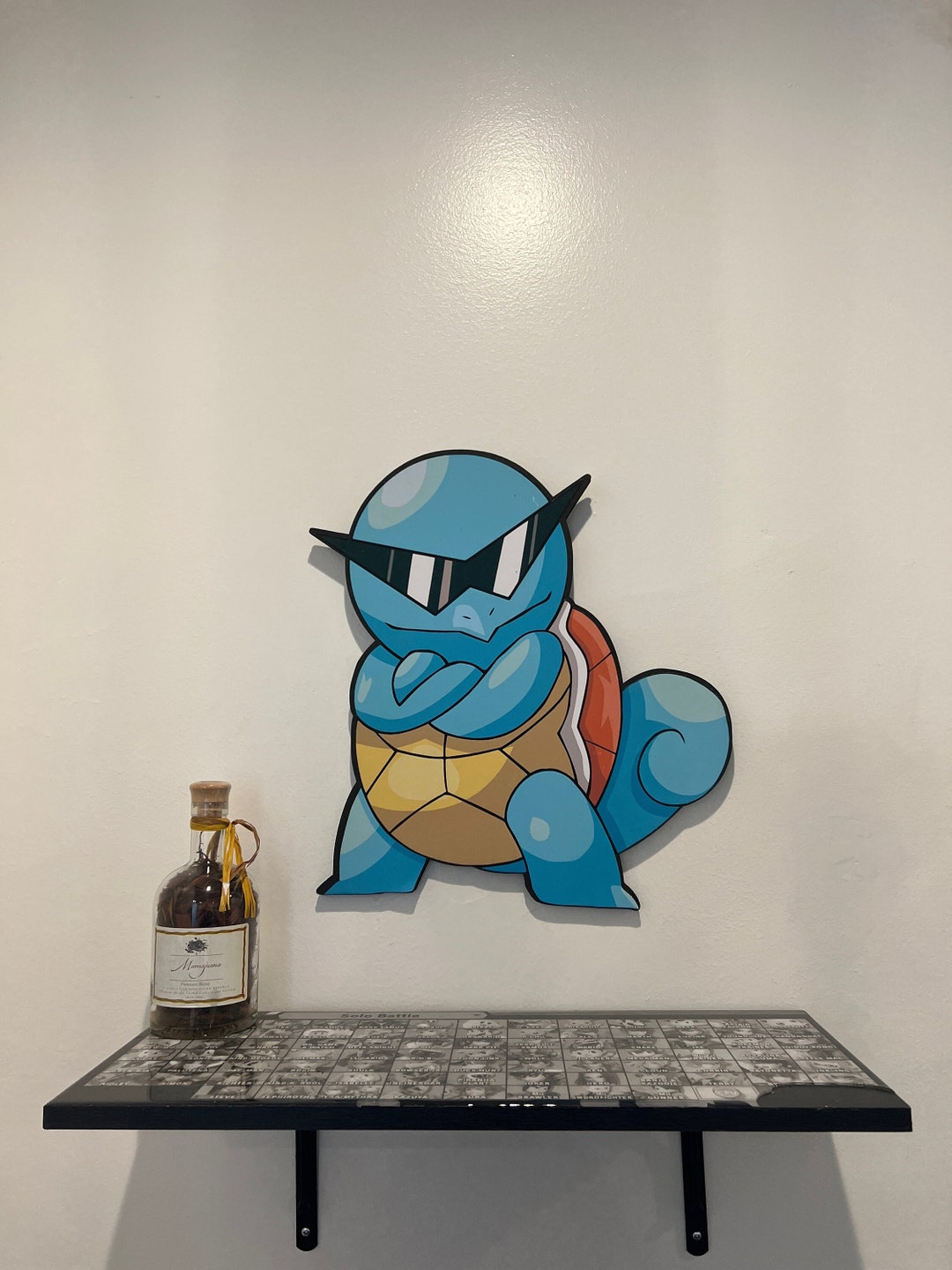 Cool Squirtle Wall Hanging Pokemon Home Decor 3D Print Etsy
