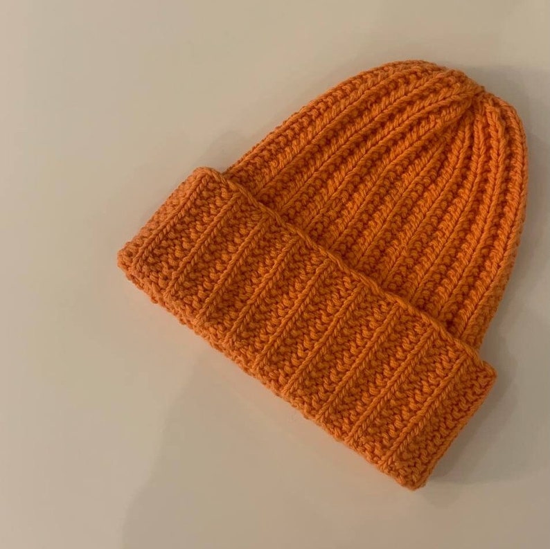 Pattern for Beanie. Knitting Pattern for Hat. How to Knit a Beanie Hat