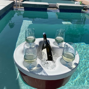 Floating Beverage Holder for Pool Etsy