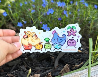 Stardew Valley Rainbow Junimos Sticker