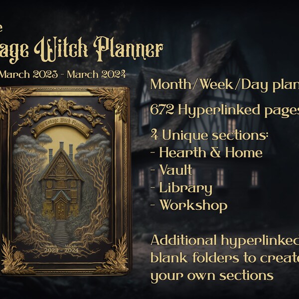 2024 Witch Planner Etsy