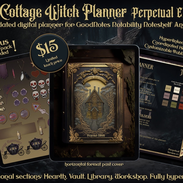 The Cottage Witch Digital Planner: Perpetual Undated Edition