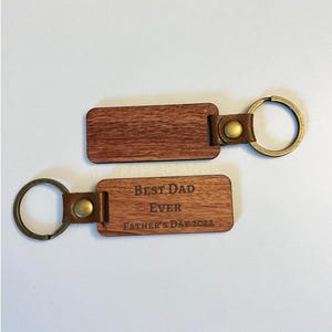 Blank wood rectangular keychain, Craft Blanks, Glowforge Blanks, Wood Blanks