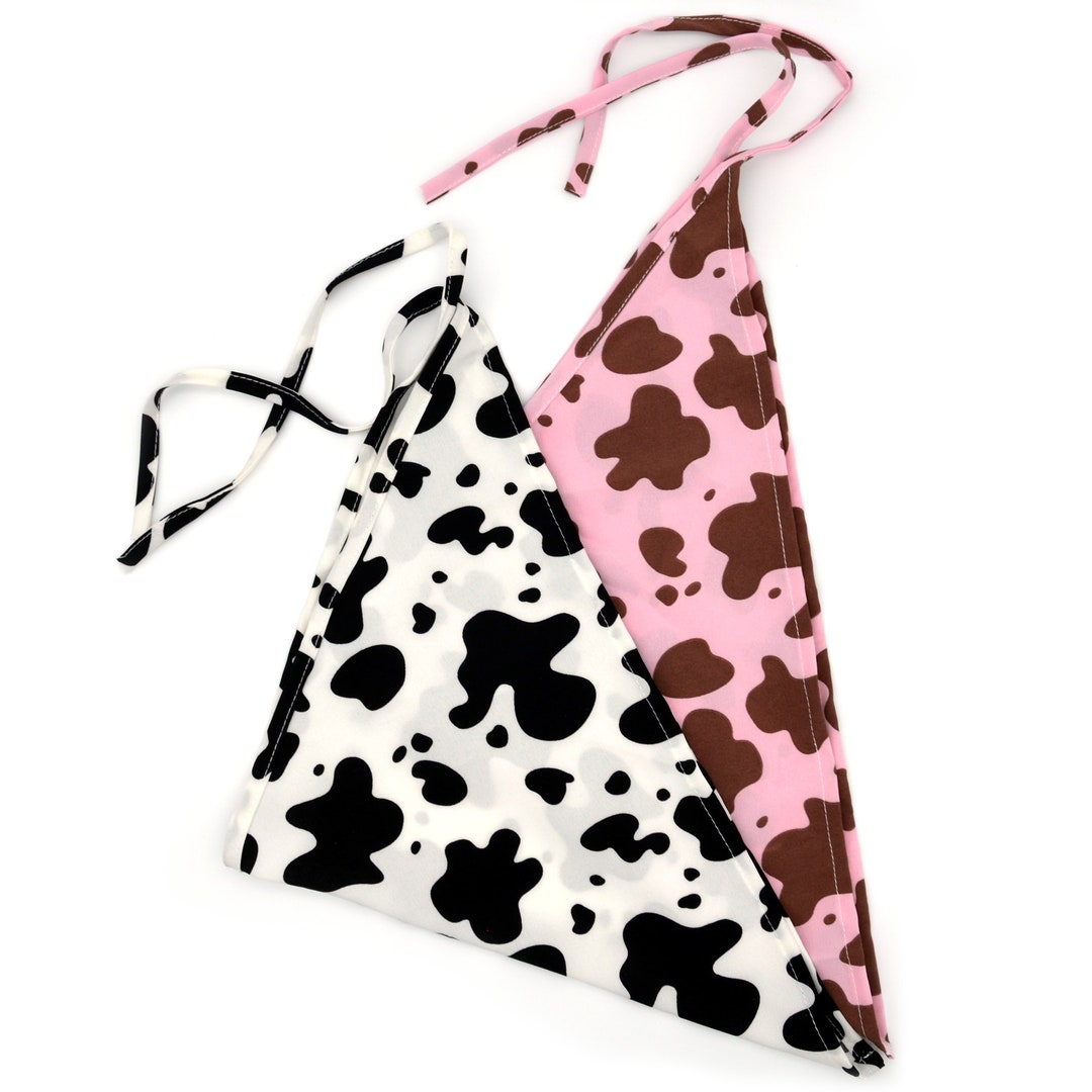 Cow Print Bandana Headbands 2 PACK Girls Headbands Bandana Etsy