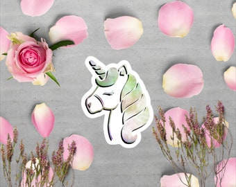 Colorful, unicorn sticker