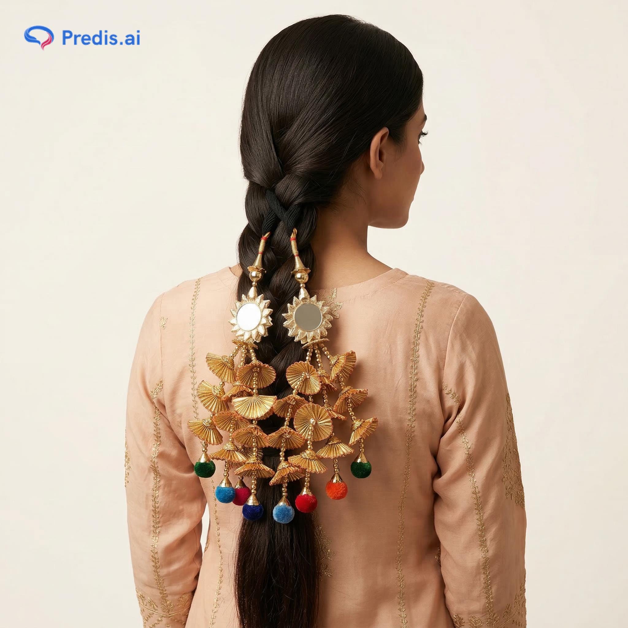 Indiano Punjabi pranda Mehndi jagoo Specchio Da Sposa PATIALA Paranda