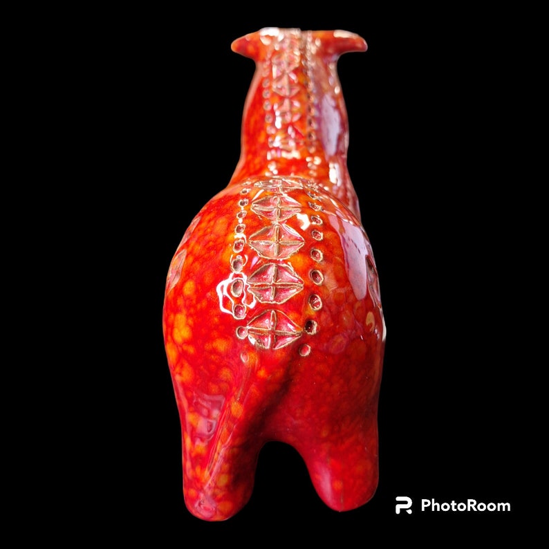 Rare 1960s Aldo Londi Bitossi Red Bull Italian Sculpture - Etsy