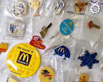 Lot of 55 Vintage McDonald's Pins