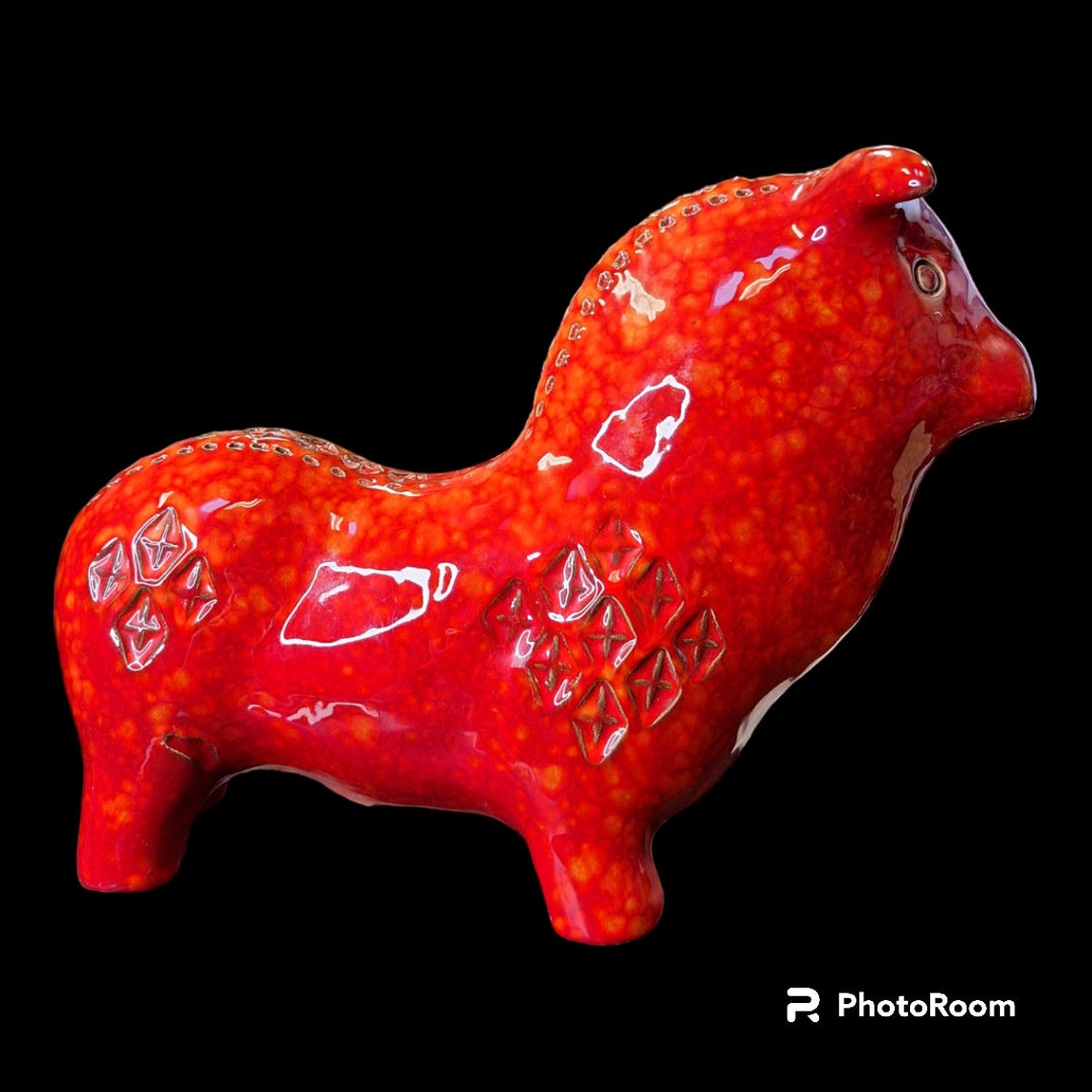 Rare 1960s Aldo Londi Bitossi Red Bull Italian Sculpture - Etsy