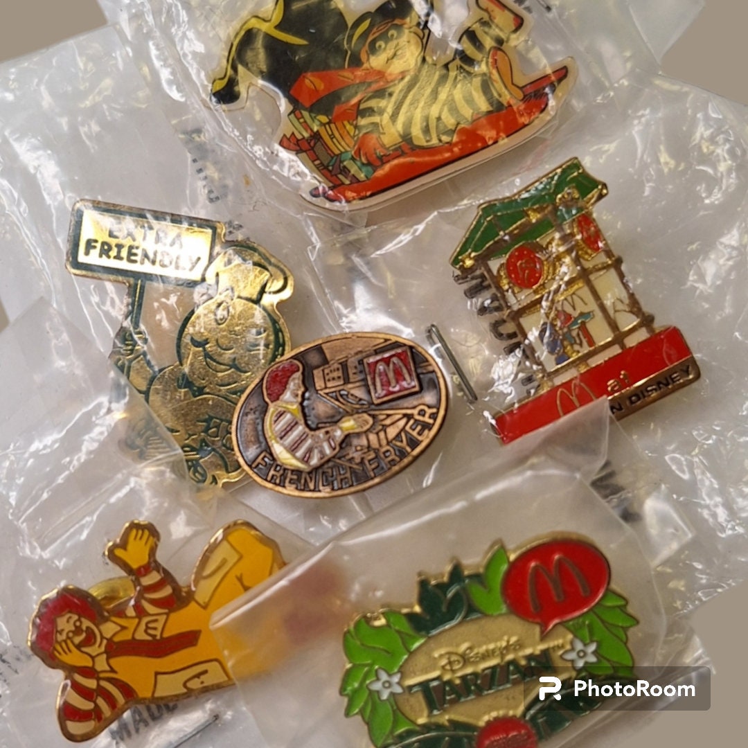 Lot of 55 Vintage Mcdonald's Pins Etsy