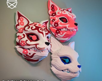 Kitsune Wall Mask