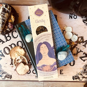 Elemental Ether Clarity Incense | Handmade Queen of the Night and Lavender Botanical Incense | Ritual Purification Healing Ethically Sourced