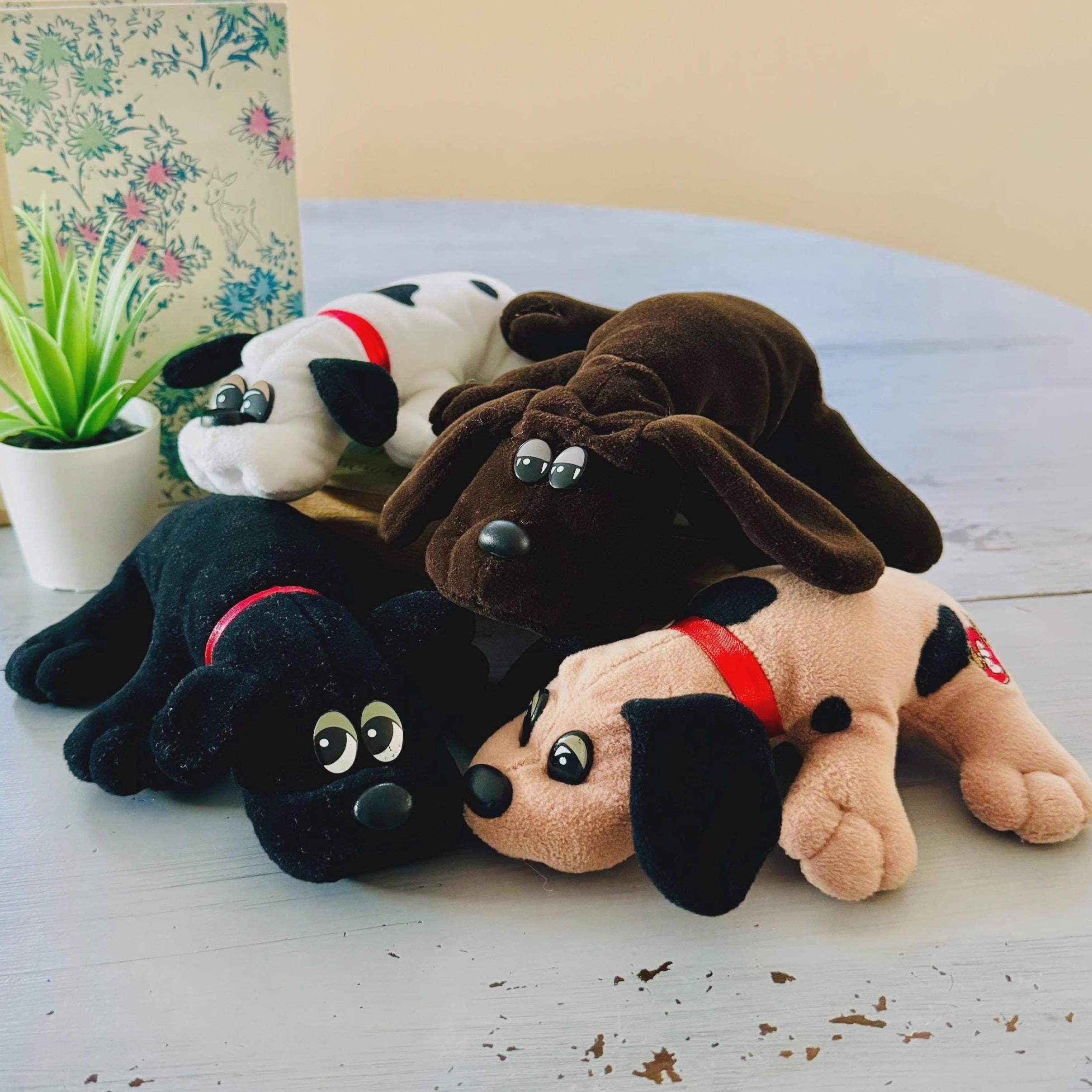 Vintage 1980's Pound Puppies Plush | Retro Pound Puppies Stuffed Animal Doll | 1980's Pound Puppy Small Pound Puppy Plush Tonka