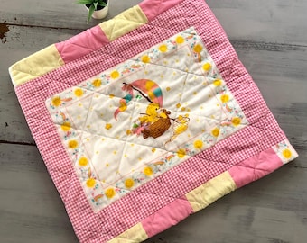 Vintage 1980's Care Bears Quilt Retro 1980's Care Bear Throw